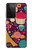 S2353 Paris Cartoon Vintage Pattern Case For Samsung Galaxy S21 Ultra 5G