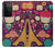 S2353 Paris Cartoon Vintage Pattern Case For Samsung Galaxy S21 Ultra 5G