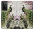 S2773 Peacock Chinese Brush Painting Case For Samsung Galaxy S21 Ultra 5G