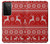 S2835 Christmas Reindeer Knitted Pattern Case For Samsung Galaxy S21 Ultra 5G