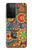 S3272 Colorful Pattern Case For Samsung Galaxy S21 Ultra 5G