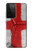 S3316 England Flag Vintage Football Graphic Case For Samsung Galaxy S21 Ultra 5G