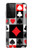 S3463 Poker Card Suit Case For Samsung Galaxy S21 Ultra 5G