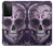 S3582 Purple Sugar Skull Case For Samsung Galaxy S21 Ultra 5G