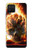 S0863 Hell Fire Skull Case For Samsung Galaxy A12