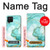 S3399 Green Marble Graphic Print Case For Samsung Galaxy A12