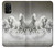 S0933 White Horses Case For Samsung Galaxy A32 5G