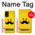S1145 Yellow Mustache Sun Case For Samsung Galaxy A32 5G