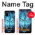 S0752 Blue Fire Grim Wolf Case For Samsung Galaxy A02s, Galaxy M02s
