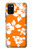 S2245 Hawaiian Hibiscus Orange Pattern Case For Samsung Galaxy A02s, Galaxy M02s