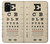 S2502 Eye Exam Chart Decorative Decoupage Poster Case For Samsung Galaxy A02s, Galaxy M02s