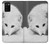 S2569 White Arctic Fox Case For Samsung Galaxy A02s, Galaxy M02s