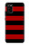 S2638 Black and Red Striped Case For Samsung Galaxy A02s, Galaxy M02s