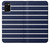 S2767 Navy White Striped Case For Samsung Galaxy A02s, Galaxy M02s