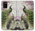 S2773 Peacock Chinese Brush Painting Case For Samsung Galaxy A02s, Galaxy M02s