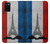 S2859 Vintage France Flag Eiffel Tower Case For Samsung Galaxy A02s, Galaxy M02s