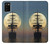 S2897 Pirate Ship Moon Night Case For Samsung Galaxy A02s, Galaxy M02s