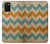 S3033 Vintage Wood Chevron Graphic Printed Case For Samsung Galaxy A02s, Galaxy M02s