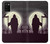 S3262 Grim Reaper Night Moon Cemetery Case For Samsung Galaxy A02s, Galaxy M02s