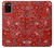 S3354 Red Classic Bandana Case For Samsung Galaxy A02s, Galaxy M02s