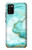 S3399 Green Marble Graphic Print Case For Samsung Galaxy A02s, Galaxy M02s
