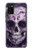 S3582 Purple Sugar Skull Case For Samsung Galaxy A02s, Galaxy M02s
