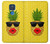S2443 Funny Pineapple Sunglasses Kiss Case For Motorola Moto G Play (2021)