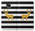 S2794 Black and White Striped Deer Gold Sparkles Case For Motorola Moto G Power (2021)