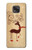 S3081 Wooden Raindeer Graphic Printed Case For Motorola Moto G Power (2021)
