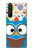 S2521 Cute Nerd Owl Cartoon Case For Sony Xperia 1 III