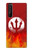 S2803 Fire Red Devil Spear Symbol Case For Sony Xperia 1 III
