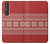 S3384 Winter Seamless Knitting Pattern Case For Sony Xperia 1 III