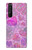 S3710 Pink Love Heart Case For Sony Xperia 1 III