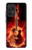 S0415 Fire Guitar Burn Case For Samsung Galaxy A52, Galaxy A52 5G