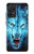 S0752 Blue Fire Grim Wolf Case For Samsung Galaxy A52, Galaxy A52 5G