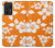 S2245 Hawaiian Hibiscus Orange Pattern Case For Samsung Galaxy A52, Galaxy A52 5G