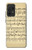 S2504 Vintage Music Sheet Case For Samsung Galaxy A52, Galaxy A52 5G