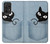 S2641 Pocket Black Cat Case For Samsung Galaxy A52, Galaxy A52 5G