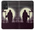 S3262 Grim Reaper Night Moon Cemetery Case For Samsung Galaxy A52, Galaxy A52 5G