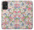 S3688 Floral Flower Art Pattern Case For Samsung Galaxy A52, Galaxy A52 5G