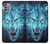 S0752 Blue Fire Grim Wolf Case For Motorola Moto G30, G20, G10