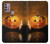 S1083 Pumpkin Spider Candles Halloween Case For Motorola Moto G30, G20, G10