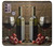 S1316 Grapes Bottle and Glass of Red Wine Case For Motorola Moto G30, G20, G10