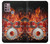 S1431 Skull Drum Fire Rock Case For Motorola Moto G30, G20, G10