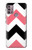 S1849 Pink Black Chevron Zigzag Case For Motorola Moto G30, G20, G10