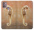 S2674 Seahorse Skeleton Fossil Case For Motorola Moto G30, G20, G10