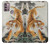 S2751 Chinese Tiger Brush Painting Case For Motorola Moto G30, G20, G10