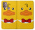 S2760 Yellow Duck Tuxedo Cartoon Case For Motorola Moto G30, G20, G10