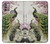 S2773 Peacock Chinese Brush Painting Case For Motorola Moto G30, G20, G10