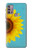 S3039 Vintage Sunflower Blue Case For Motorola Moto G30, G20, G10